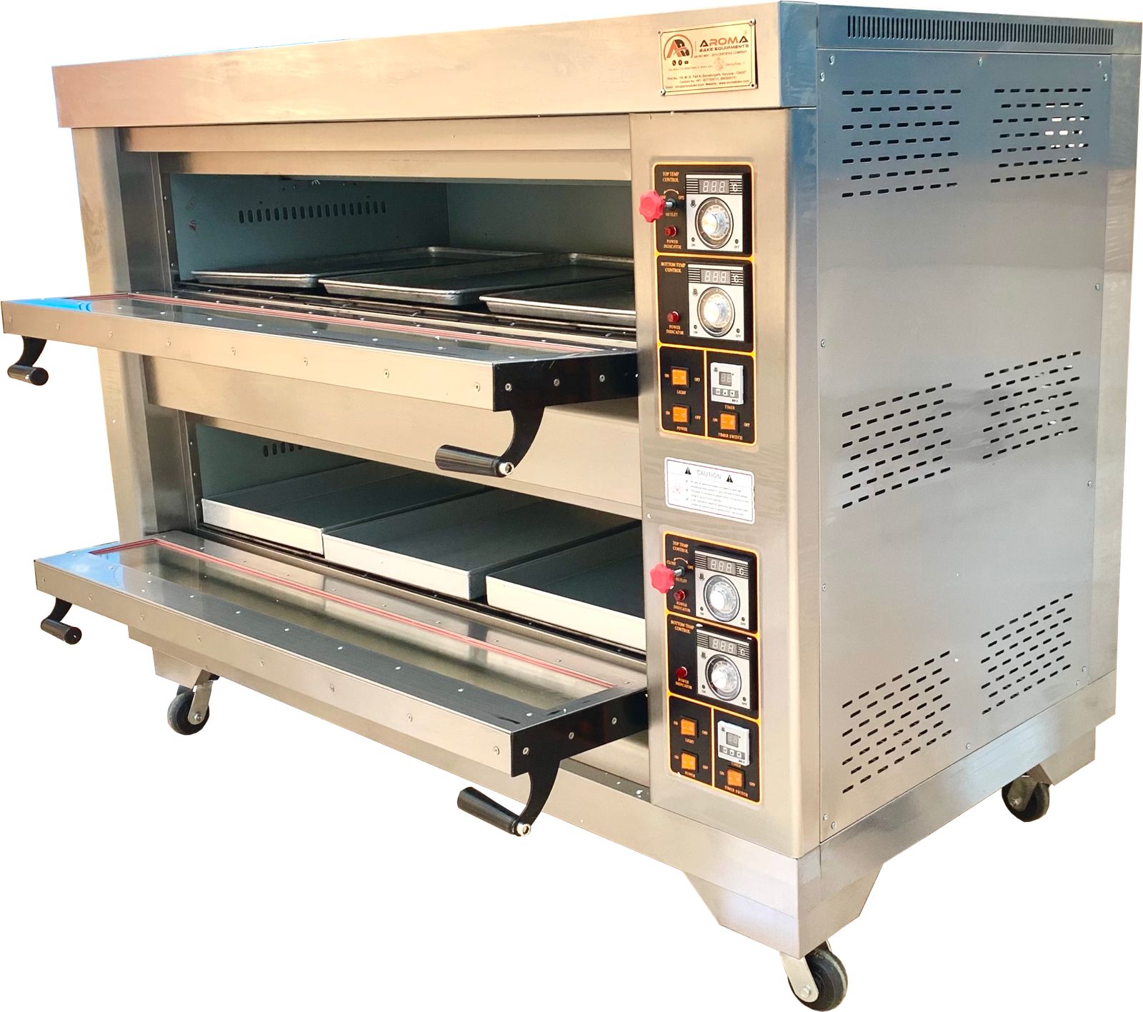 2 Deck 6 Tray Gas Oven NOVA 7 Series